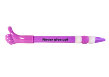 Load image into Gallery viewer, &quot;Never Give Up&quot; Self Affirmation Pen
